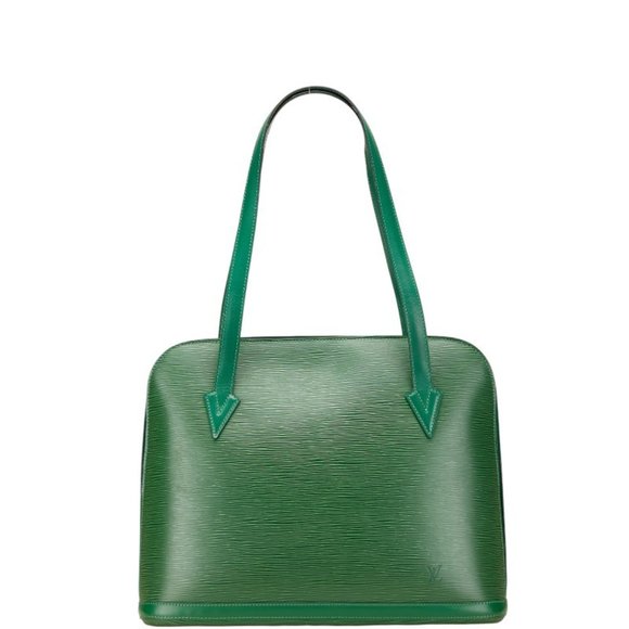 LOUIS VUITTON Green Leather Shoulder Bag - Picture 1 of 13
